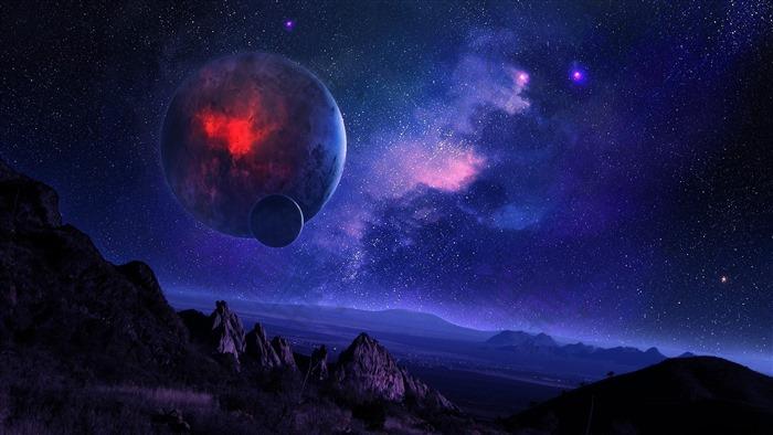 星空桌面壁纸图1